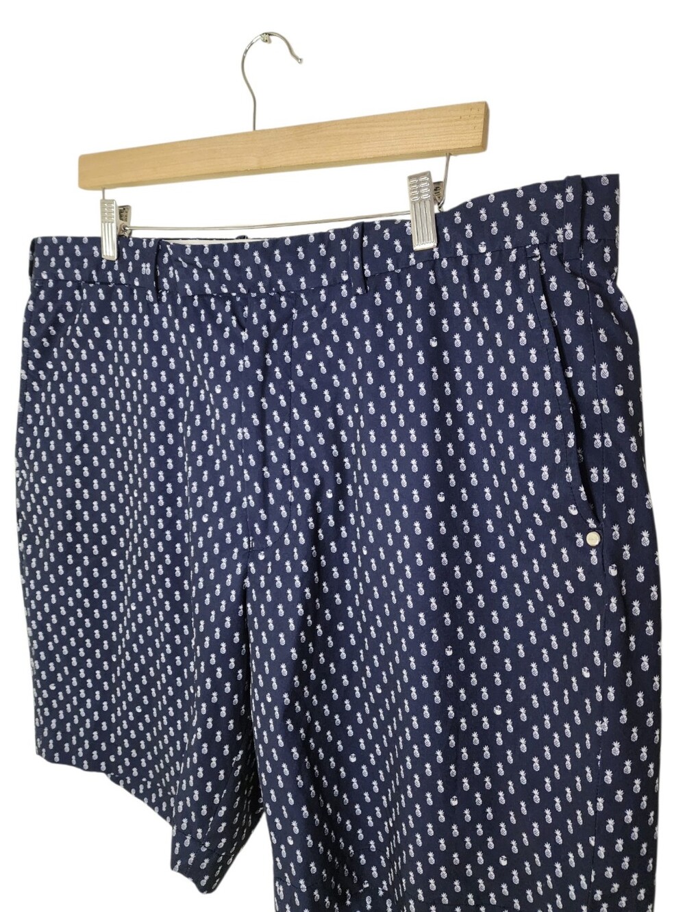 RLX Ralph Lauren Pineapple Golf Shorts Men's 38 Navy Classic Fit 9" - Picture 3 of 11